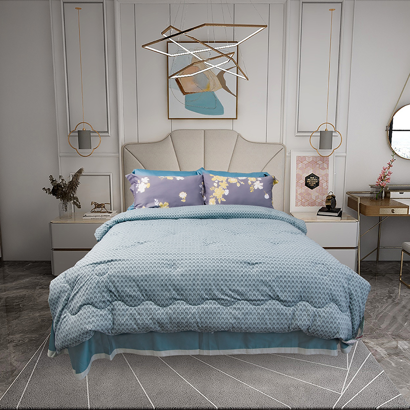 必一运动概念健康保暖被（绿灰）